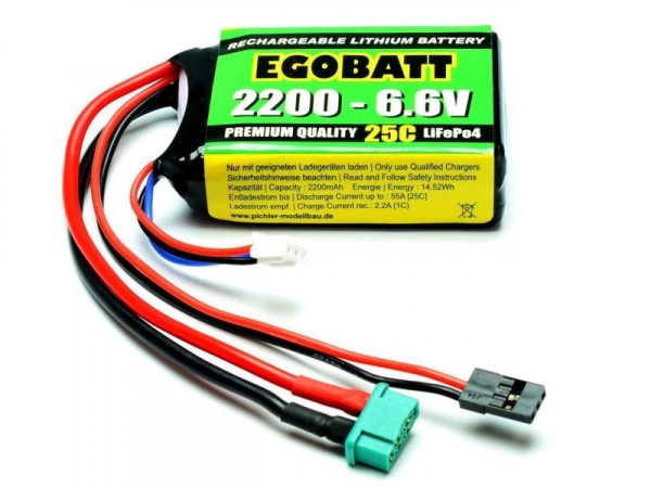 LiFe Akku EGOBATT 2200 - 6.6V (25C)