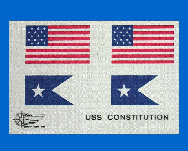 Flag set USS Constitution 1:98