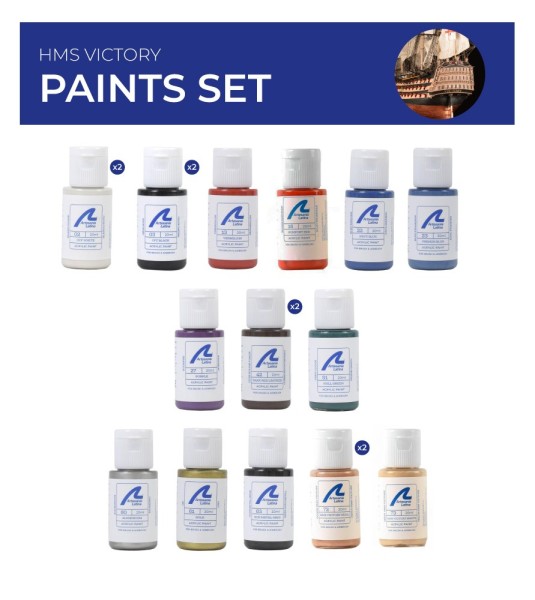 Paints Set for Ship Model Trafalgar's HMS VICTORY