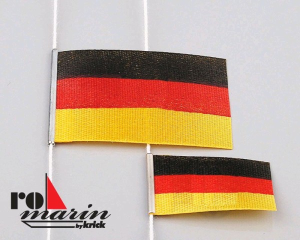 Flag set Germany 25x40 mm/15x30 mm