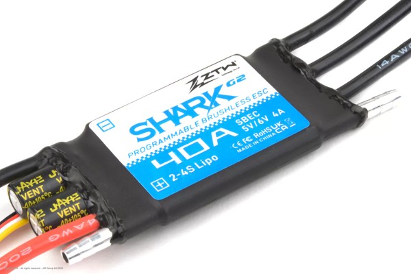 Shark G2 40A 2-4S ESC Wasserkühlung