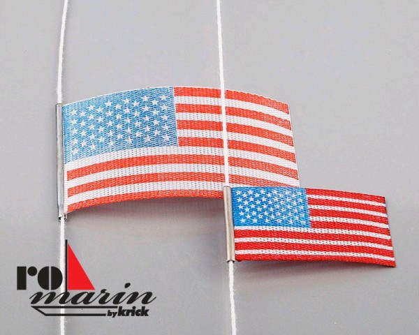 Flag set USA 25x40 mm/15x30 mm