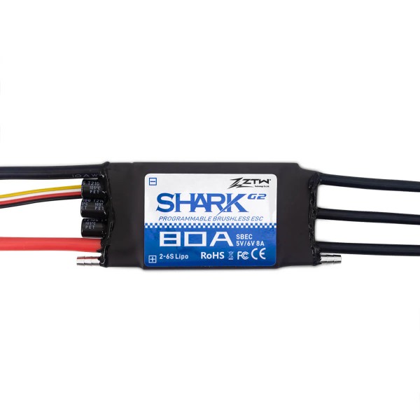 Shark G2 80A 2-6S ESC Wasserkühlung