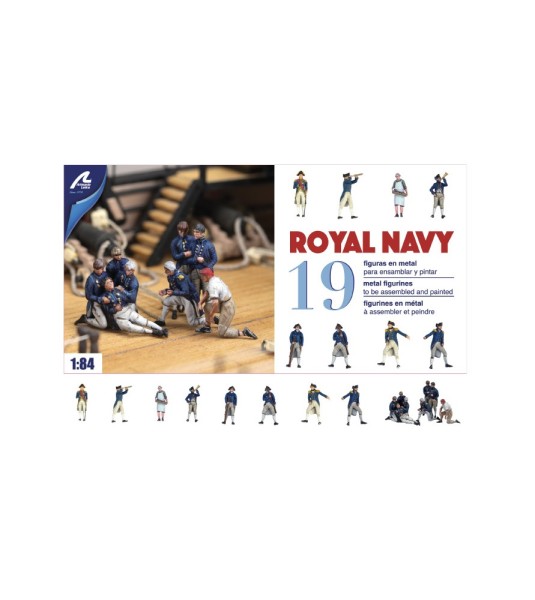 Set Figuren Royal Navy M 1:84