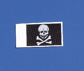 Pirate flag 20x30 mm